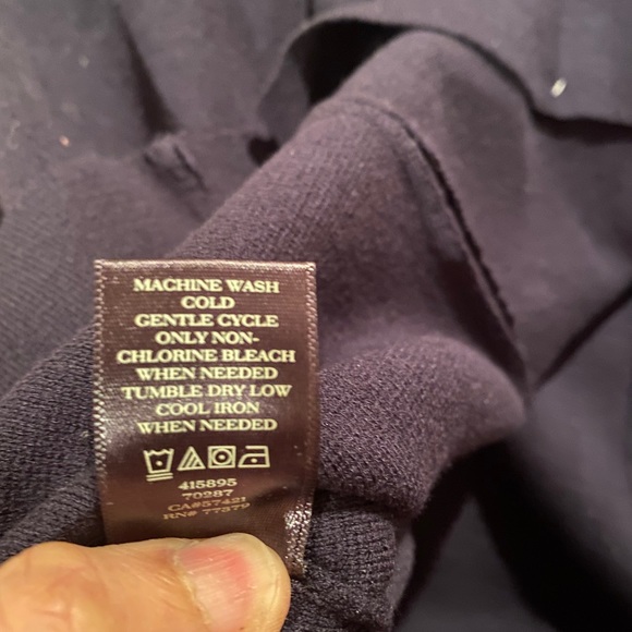 Ann Taylor Navy Knit Dress SZ M - Picture 4 of 5